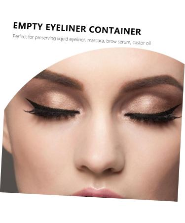  TOVINANNA 10 Pieces Empty Eyeliner Eyeliner Transparent Tube Eyeliner Pencil Eyeliner Bottle Empty Eyeliner Tube Brown Eyeliner Applicators Liquid Gold - Buy Online on GoSupps.com