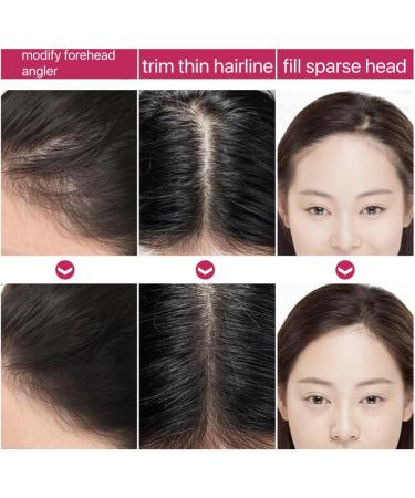 Hairline Powder-Hair Root Touch Up-Instantly Hairline Shadow-Conceals Hair Loss And Fills In Receding Hairlines Forehead Side Hair Filler- grey hair cover up for Women & Men Sweatproof (Dark brown) - Buy Online on GoSupps.com