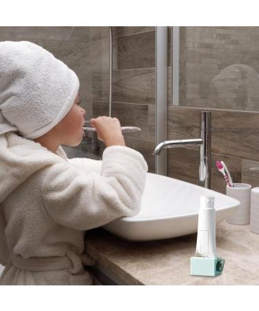 Manual Toothpaste Squeeze Squeezer Household Toothpaste - Manual Toothpaste Squeeze Artifact | Squeezer Clip-On Household Toothpaste Device | Press Toothpaste For Bathroom Supplies Light Blue - Buy Online on GoSupps.com