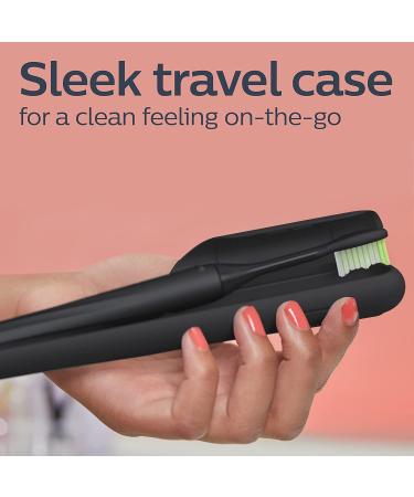 Philips One by Sonicare Rechargeable Toothbrush - Shadow Black HY1200/06 - Buy Online on GoSupps.com