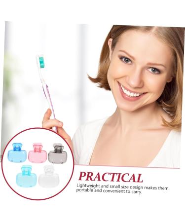 STOBAZA 5pcs Electric Toothbrush Caps - Travel Case Protection Covers - Assorted Colors - Compact Organizer for Toothbrush Heads - Buy Online on GoSupps.com