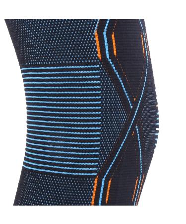 Sports Knee Brace | Nylon Compression Knee Sleeve & Adjustable Strap | Running & Fitness Support (S - Buy Online on GoSupps.com