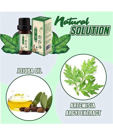 Lymph Draining Artemisia Argyi Massage Oil | Relaxing Body Massage Oil for Blood Circulation (2PC) - Spa Quality Care - Buy Online on GoSupps.com