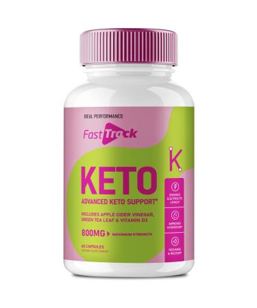 Fast Track Keto Capsules Fasttrack Advanced Formula Supplement Pills - Maximum Strength Fast Track Health and Wellness Capsules All Natural Keto Pills Fasttrack Keto Reviews (60 Capsules)