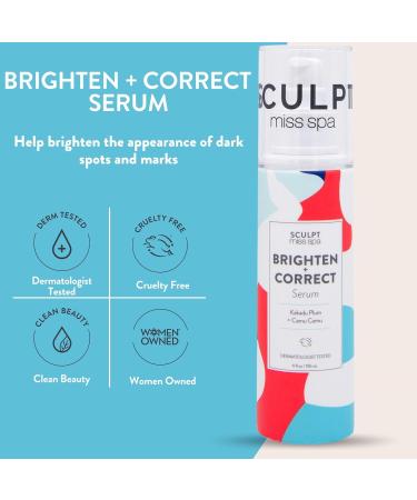 Miss Spa Brighten Correct Face Serum - Vitamin C & Kakadu Plum for Radiant Skin | Brightening Face & Body Serum - Buy Online on GoSupps.com