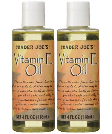Pack of 2 Trader Joe's Vitamin Oil E 4oz each
