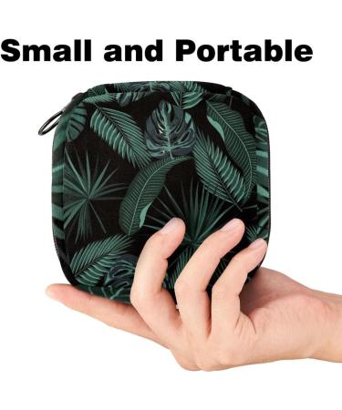 Shop Womens Napkin Storage Bag | Jungle Palm Design | Portable Menstrual Cup & Bandages | Ideal for Teens & Women - Buy Online on GoSupps.com