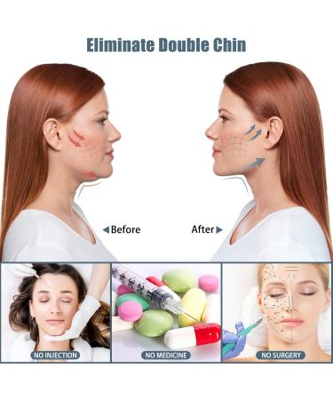2PCS Double Chin Reducer Face Slimming V Line Lifting Mask Chin Strap for Double Chin Beauty Face Sculpting Sleep Mask Tightening Skin Preventing Sagging - Buy Online on GoSupps.com