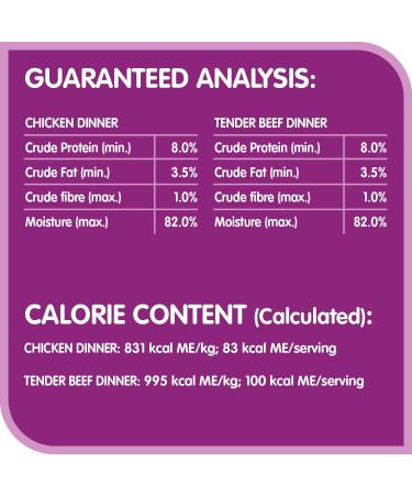 WHISKAS Meaty Selections Adult Wet Cat Food Pat - 6 Chicken 6 Beef 12x100g Tray Beef Chicken Chicken - Beef 100 g (Pack of 12) - Buy Online on GoSupps.com