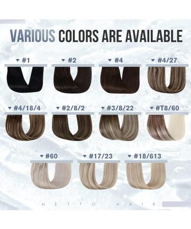 Hetto Microring Real Hair Extensions - Darkest Brown #2 50g 35cm | Remy Micro Loop Hair Extensions - Buy Online on GoSupps.com