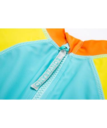 BONVERANO Baby Boys Swimsuit - Short-Sleeve One Piece Swimwear (3-6 Months) with UPF 50+ Sun Protection - Buy Online on GoSupps.com