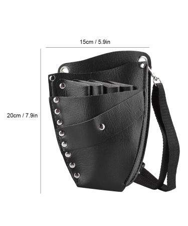 Professional Hairdressing Tool Storage Waist Bag - Scissors & Comb Organizer for Salons | PU Material - Buy Online on GoSupps.com