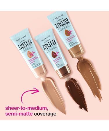 Wet n Wild Bare Focus Tinted Hydrator - Porcelain, Matte Finish, Oil-Free Makeup with Hyaluronic Acid for Moisturizing, Sheer to Medium Coverage - Buy Online on GoSupps.com