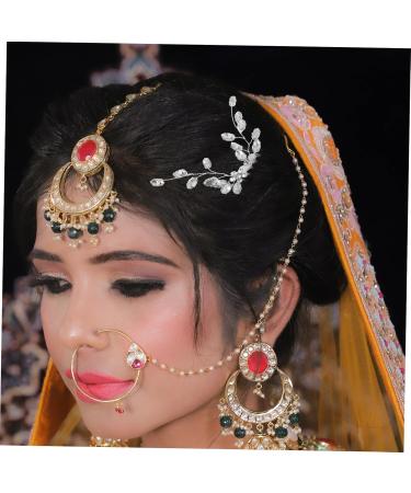 MAGICLULU Small Side Comb Wedding Bridal Hair Comb Rhinestone Hair Comb Wedding Hair Side Comb Rhinestone Hair Decoration Wedding Hair Comb Hair Accessories Leaf Bride Rhinestones - Buy Online on GoSupps.com