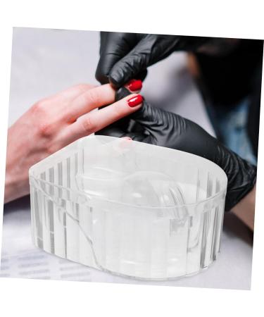 Bol de trempage transparent en acrylique pour enlever le gel manucure - Pour une utilisation professionnelle et priv e - Durable et pratique - Buy Online on GoSupps.com