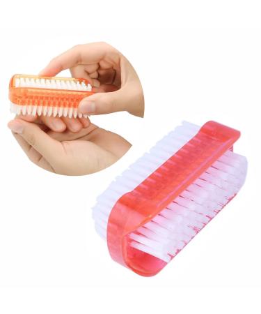 Nail Brush Plastic Handle Soft Bristles Scrubbing Nail Manicure Eco Friendly Dust Brush For Cleaning Nails Hands Toes Home Garden And Salon Use Assorted Colors (1 Pcs)