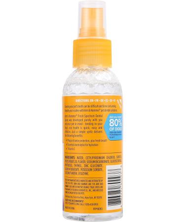 ARM & HAMMER Fresh Spectrum Coconut Mint Dog Dental Spray 118ml Best Dental Care for Dogs Removes Plaque & Tartar Freshens Breath Gum & Teeth Cleaning No Brushing Easy to Use Pet Oral Hygiene - Buy Online on GoSupps.com