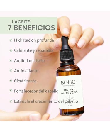 Boho Organic Aloe Vegetable Oil 50 ml Boho 200 ml - Buy Online on GoSupps.com