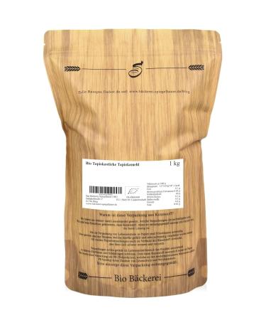 Organic Tapioca Starch 1kg | Gluten-Free Thickening Agent | Bio Tapioca Flour for Cooking Baking & Sauces - Buy Online on GoSupps.com