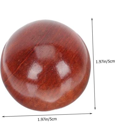 Elevated Wooden Hand Massager Balls - 2 Piece Baoding Fitness & Training Device for Relaxation & Exercise - Buy Online on GoSupps.com