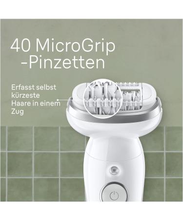 Braun Silk- pil 9 Epilator for Women - Long-Lasting Hair Removal | Hair Remover White/Silver NEW -011 - Buy Online on GoSupps.com