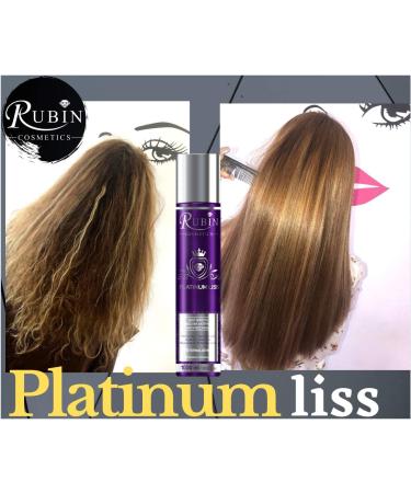 Platinum liss Brazilian Keratin Hair Treatment Smoothing and protein treatment 0% formaldehyde 1000 ml/1 liter for light colored hair. - Buy Online on GoSupps.com