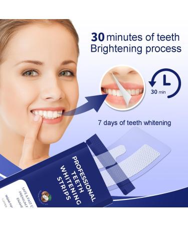 JdXun 28 Whitening Strips | Effective Teeth Whitening Stripes for Stains | Non-Sensitive Bleach for White Teeth - Buy Online on GoSupps.com