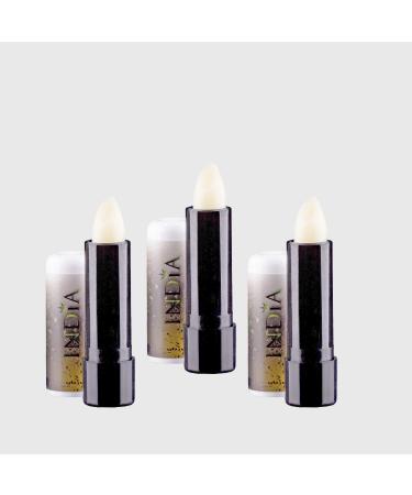 India cosmetics germany 3-er lip balm with hemp seed oil extract 3 care pencils for soft wet lips maintains and moisturizes your lips remove small red wound.