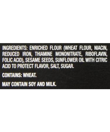 Dare Toasted Sesame Water Crackers - Healthy Entertaining Snacks with 0g Trans & Saturated Fat - 4.4oz (Pack of 6) - Buy Online on GoSupps.com
