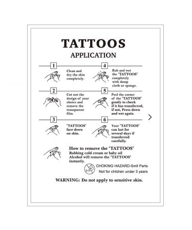 Artsure Turtle Sea Animal Temporary Fake Tattoos - Pack of 6 Sheets | Ocean-Inspired Art for Men and Women | Ideal for Neck, Arm, Chest | 3.7 x 3.7 Inch Size - Buy Online on GoSupps.com