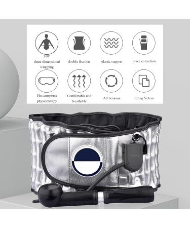 RKXKJ Inflatable Waist Support - Adjustable Lumbar Spine Protection with 2 Temperature Levels for Hot Moxibustion Physiotherapy - Buy Online on GoSupps.com