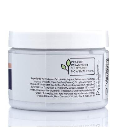 Advanced Clinicals Keratin Hair Mask - Sleek & Smooth 12 oz (340g) | Nourish & Repair - Buy Online on GoSupps.com