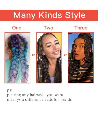 14 Inch Pre Stretched Braiding Hair 8 Packs Yaki Texture Professional Crochet Hair - Itch Free, Hot Water Setting, Short Synthetic - 1B/30 Color - Buy Online on GoSupps.com