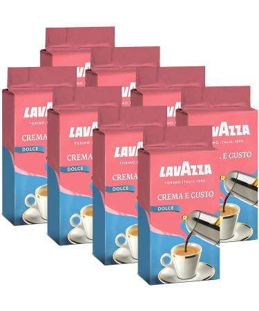 Lavazza Crema e Gusto Dolce Caf Moulu 8x 250g