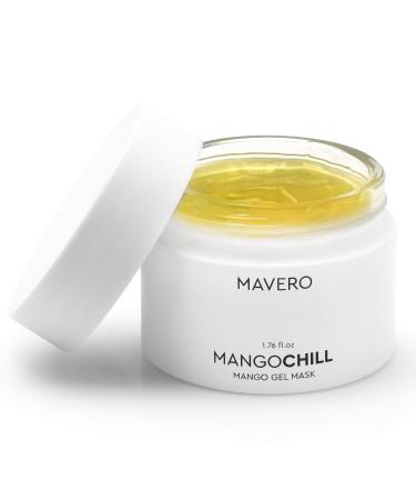 Mavero Mangochill - Vitamin C Facial mask with & Mango Extracts Facial Care for Blackling Skin Face Mask against Pimples & Acne Masks Beauty Skincare