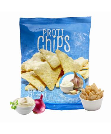 ProtiWise Ranch Protein Chips | High Protein 15g High Fiber | Gluten-Free Low Calorie Low Carb Snack | Guilt-Free Healthy Snacks | 7/Bags