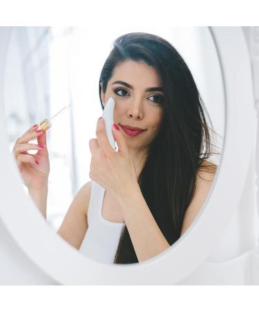 Ellixi 3-in-1 Vibrating Eye Massager Wand | Dark Circle & Puffiness Remover | Red Light Therapy for Cell Repair - Buy Online on GoSupps.com