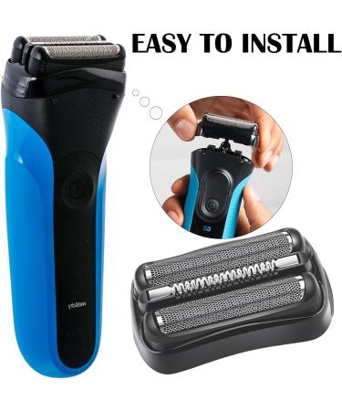 Braun Series 3 Replacement Head 21B Foil & Cutter for S3 ProSkin Shavers - Compatible with Models 3040s, 3080s, 340s-4, 3000s, 3010s - 21B - Buy Online on GoSupps.com