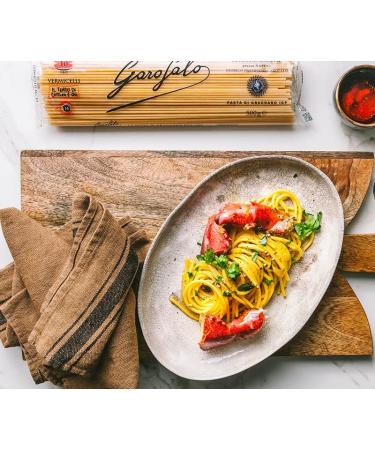  Italian Gourmet E.R. Garofalo di Gragnano Bronze Pasta Vermicelli No. 10 500 g + Italian Gourmet Box Tomato Pulp 400 g - Buy Online on GoSupps.com