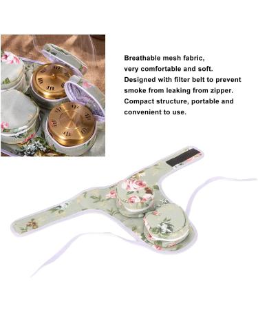 Moxibustion Box Tote Bag - Portable & Safe Green Moxa Bag for Neck | Effective Filtering & Relief - International Shipping Available - Buy Online on GoSupps.com