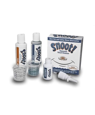 Snoot! Nasal Irrigation Kit - Strong Formula - Drug-Free Nasal Rinse - 4 oz - Buy Online on GoSupps.com