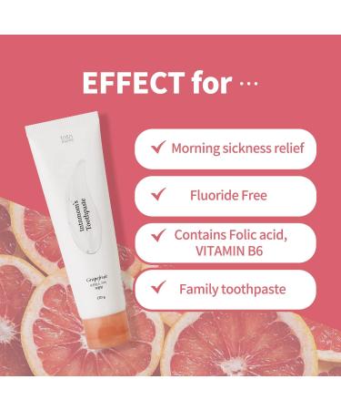 Pregnancy Safe Grapefruit Rooibos Toothpaste for Morning Sickness Relief - 4.2 oz - Buy Online on GoSupps.com