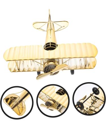 Yardenfun Airplane Model Crafts Home Decor Vintage Decor Retro Decor Metal Craft Plane Adornment Wrought Iron - Buy Online on GoSupps.com