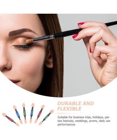 Beaupretty 30pcs Double Ended Eye Shadow Stick Makeup Brush Cosmetic Eye Shadow Sticks Woman Disposable Tool - Buy Online on GoSupps.com