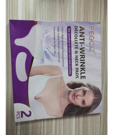 Anti-Fold Pavement Cleavage Silicone Pads - Reusable Neck Wrinkle Remover for Breast Lines & Neck Folds - Buy Online on GoSupps.com