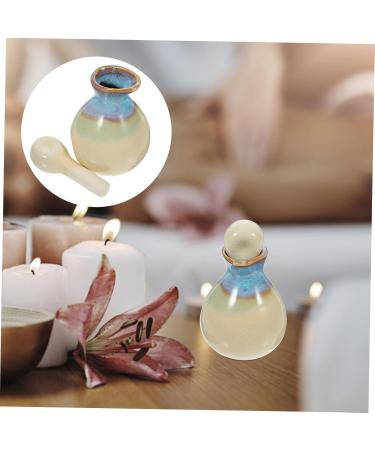 Buy Sewoart Ceramic Essential Oil Diffuser Pot - Mini Terrarium Container for Olive Oil & Aromatherapy - 5.5x7.5cm - International Shipping Available - Buy Online on GoSupps.com
