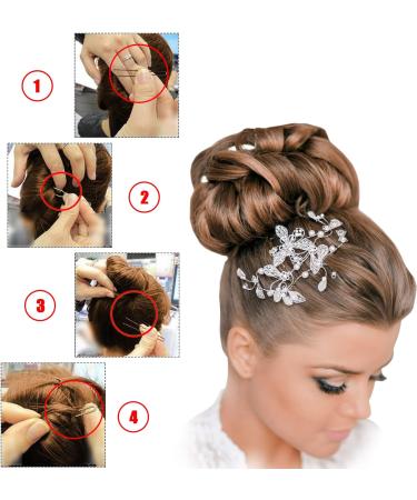 Mbsomnus 200pcs Brown U-Shaped Hair Pins Set with Storage Box - Long Bobby Pins for Thick Hair Styling and Weddings - Hair Grips for Women and Girls - Buy Online on GoSupps.com