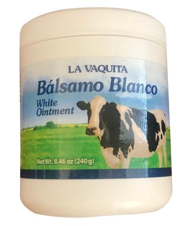 Plantimex La Vaquita Balsamo Blanco Ointment 240g - Eucalyptus Scented Cream  Antioxidant Adult Skin Moisturizer  8.46 oz