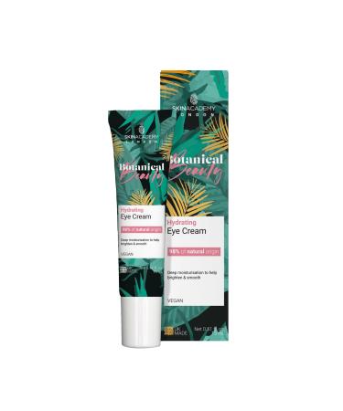 Skin Academy London | Botanical Beauty Hydrating Eye Cream | 98% Nature Derived | Vegan | 15ml