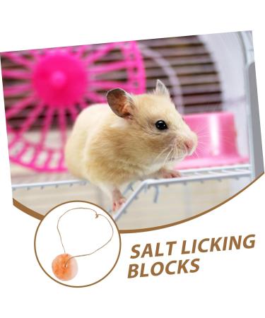 Happyyami Pet Salt Block Small Pets Lick Salt Hanging Rabbit Salt Food Nutrition Hamster Animals Salt Hanging Salt Blocks Rabbit Food Rabbit Supplies Rabbit Salt Supply Salt Licking Brick - Buy Online on GoSupps.com